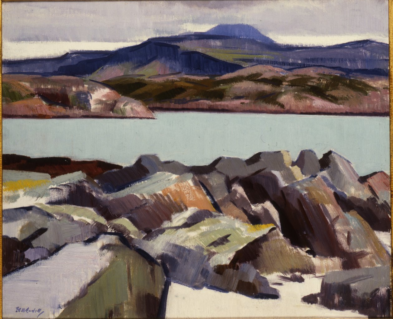 Ben More, felülről Port Beag na Sligeanach (olaj, vászon) alkotó: Francis Campbell Boileau Cadell