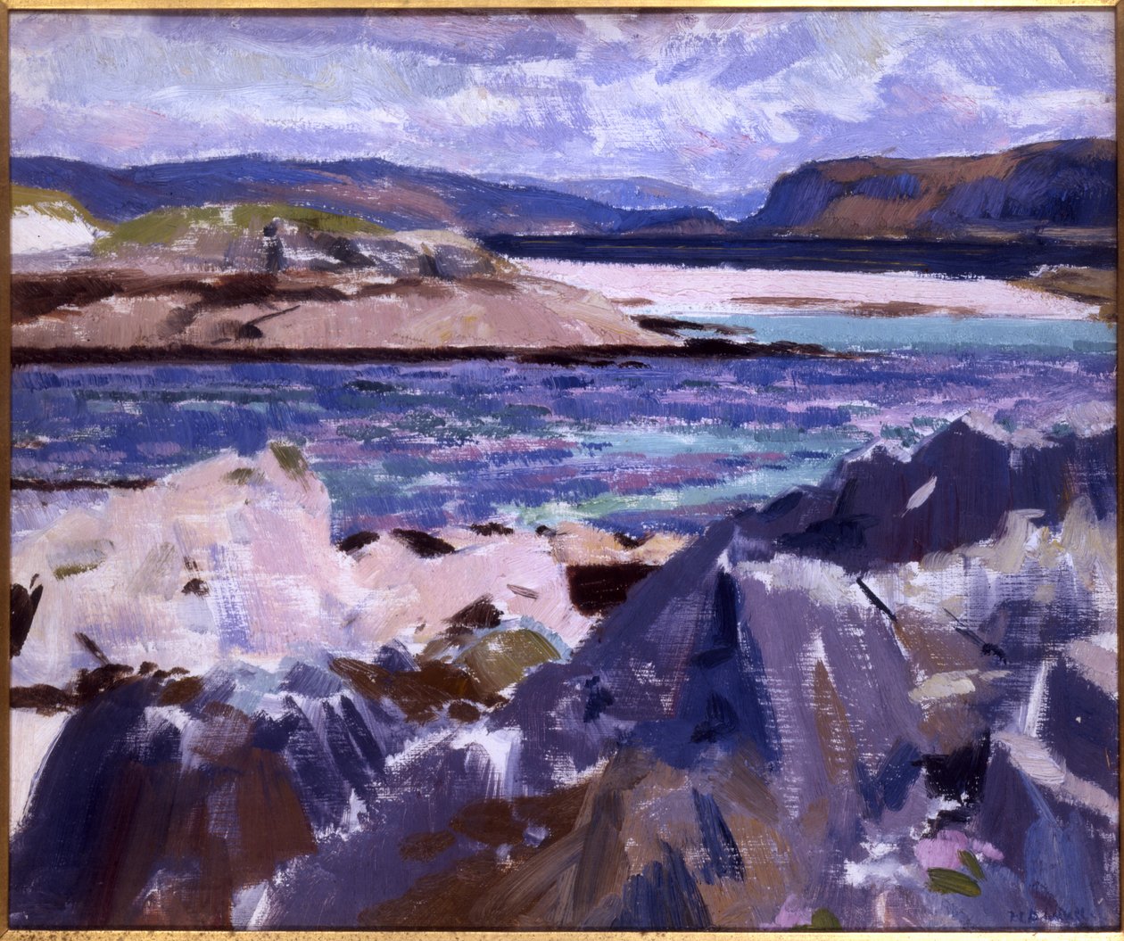 Eilean Annraidh az északi végről, Iona, Mull felé néz (olaj, vászon) alkotó: Francis Campbell Boileau Cadell