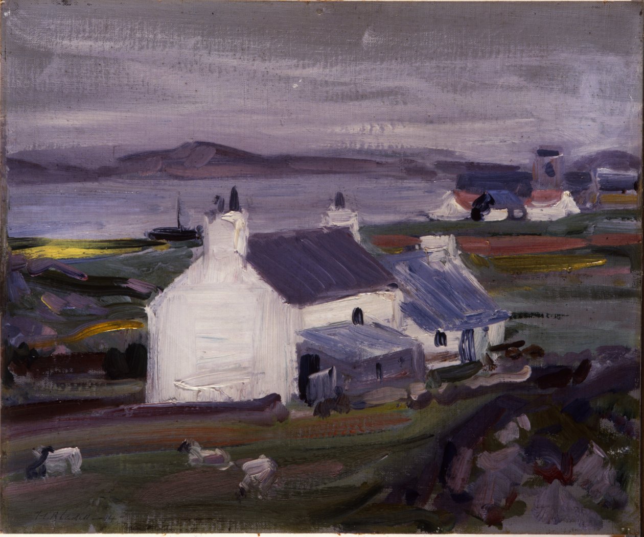 Farmsteading, Iona, Auchabhaich Croft (olaj, vászon) alkotó: Francis Campbell Boileau Cadell