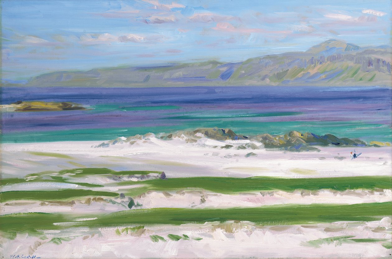 Iona Sound és Ben More (olaj, vászon) alkotó: Francis Campbell Boileau Cadell
