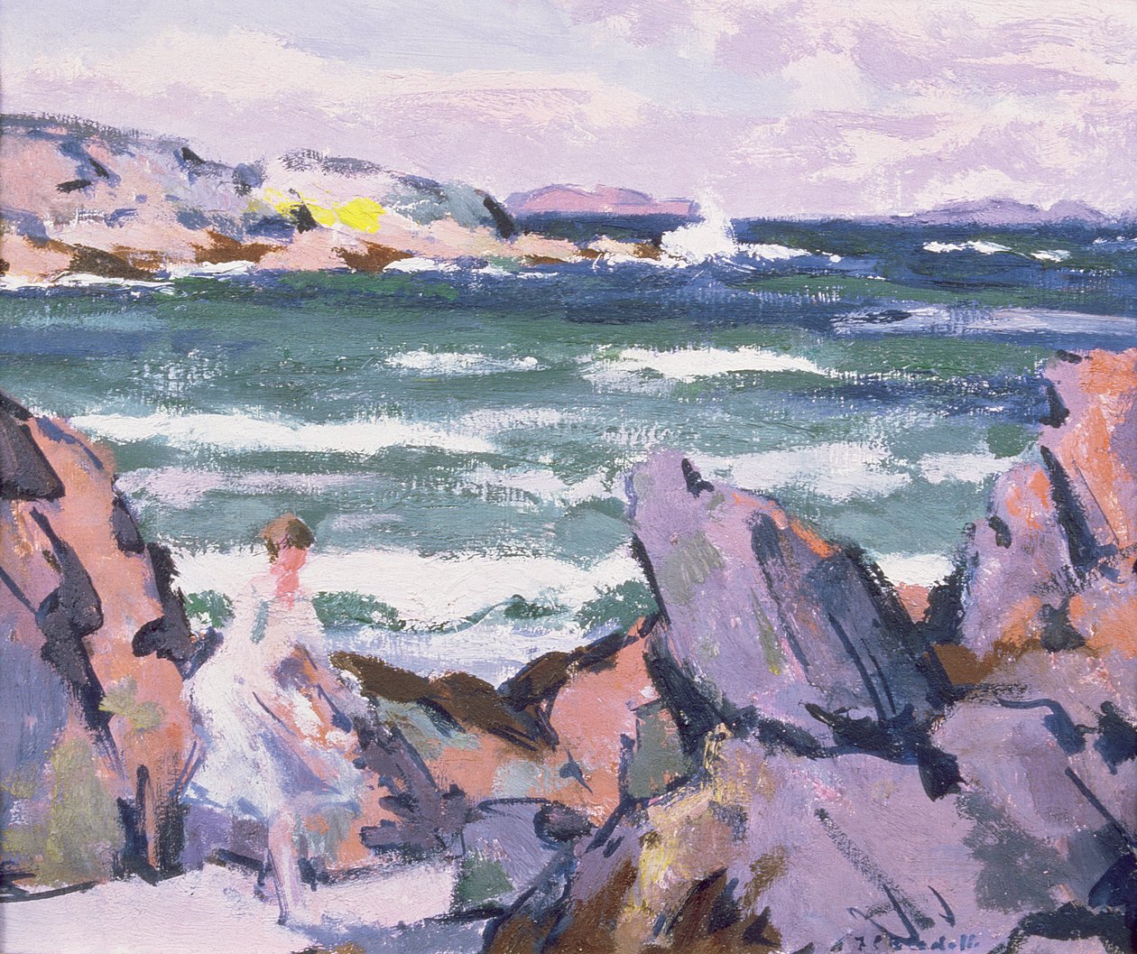 Északi szél, Iona (A fürdőző) alkotó: Francis Campbell Boileau Cadell