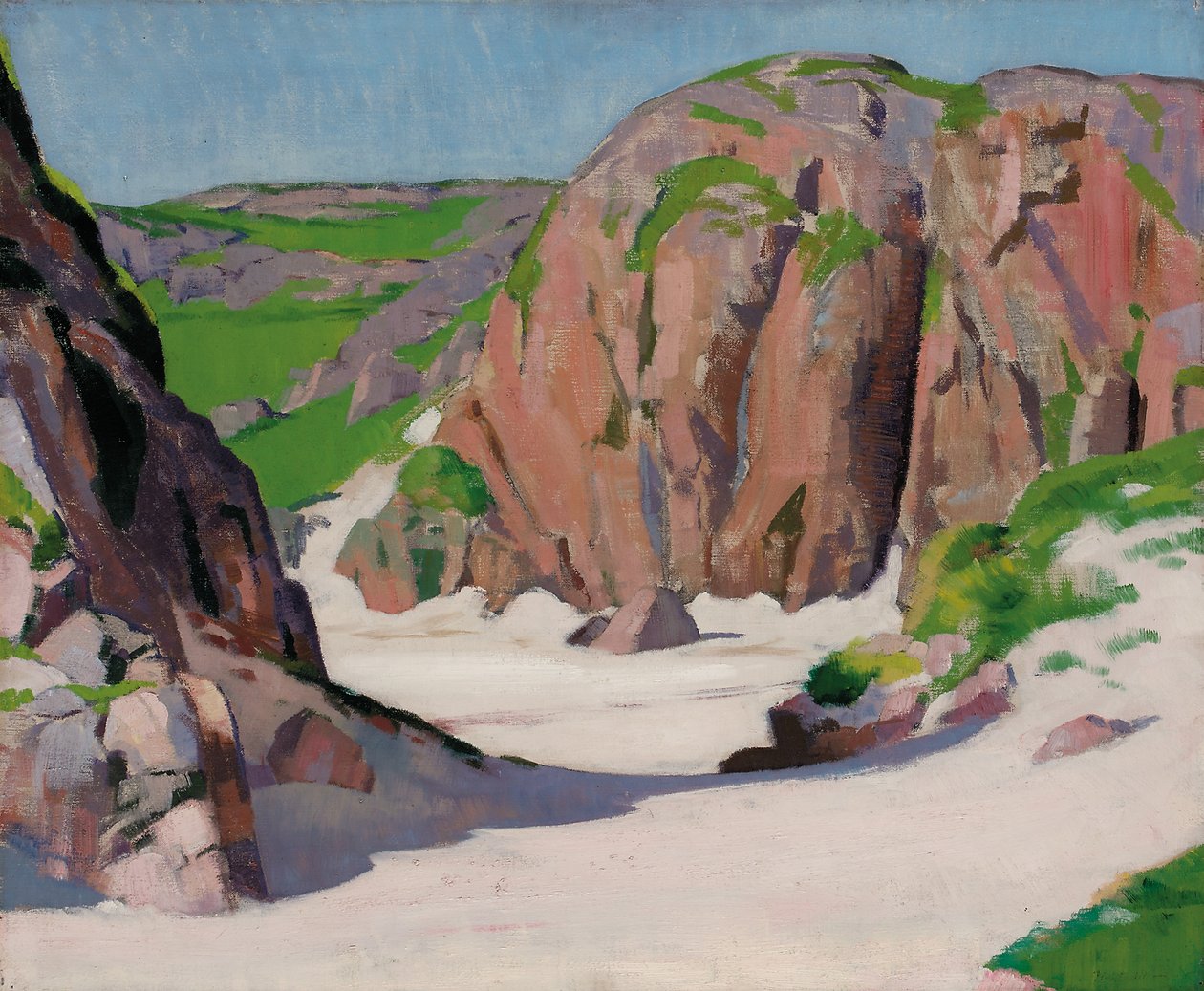 Port Bhan, Iona, 1922 körül (olaj, vászon) alkotó: Francis Campbell Boileau Cadell