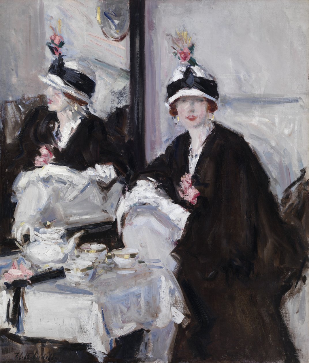 Tükröződések (olaj, vászon) alkotó: Francis Campbell Boileau Cadell