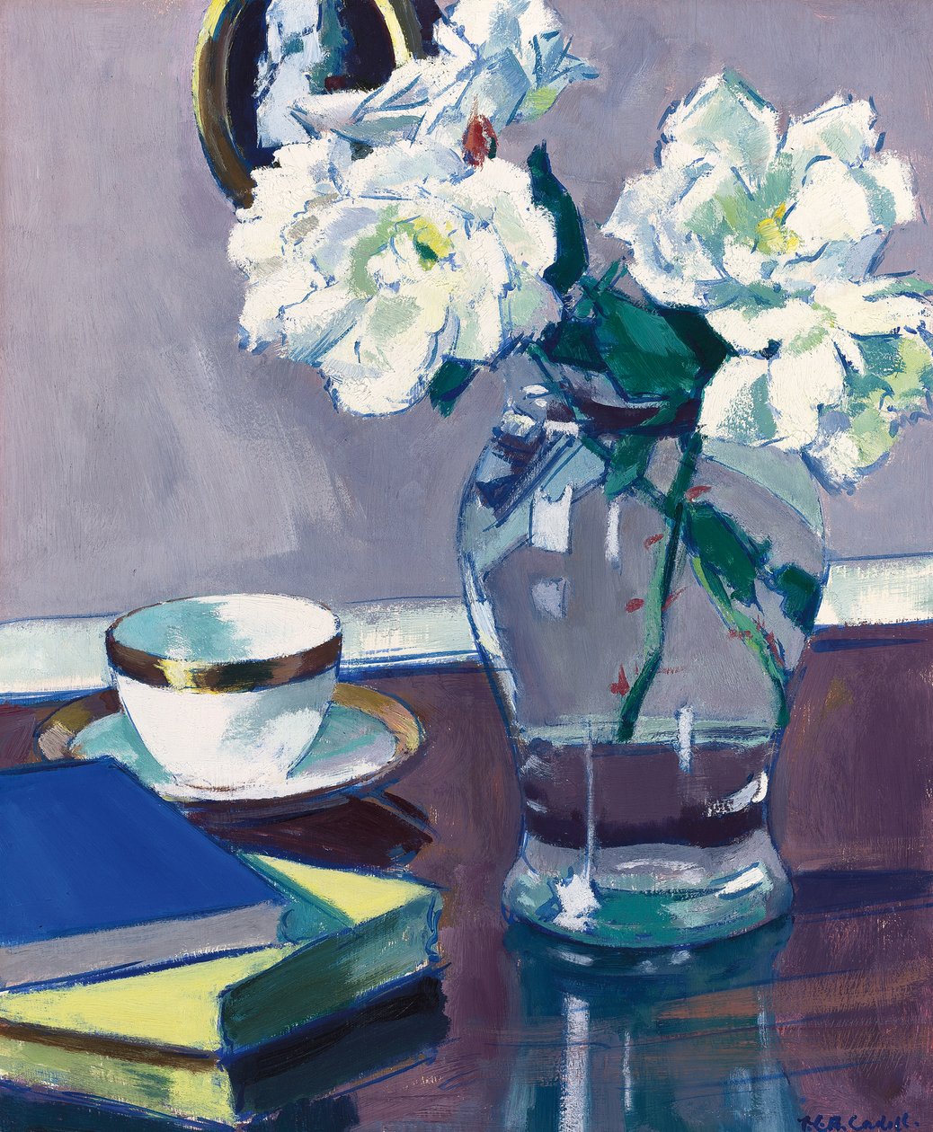Rózsa, 1920-as évek vége (olaj, panel) alkotó: Francis Campbell Boileau Cadell