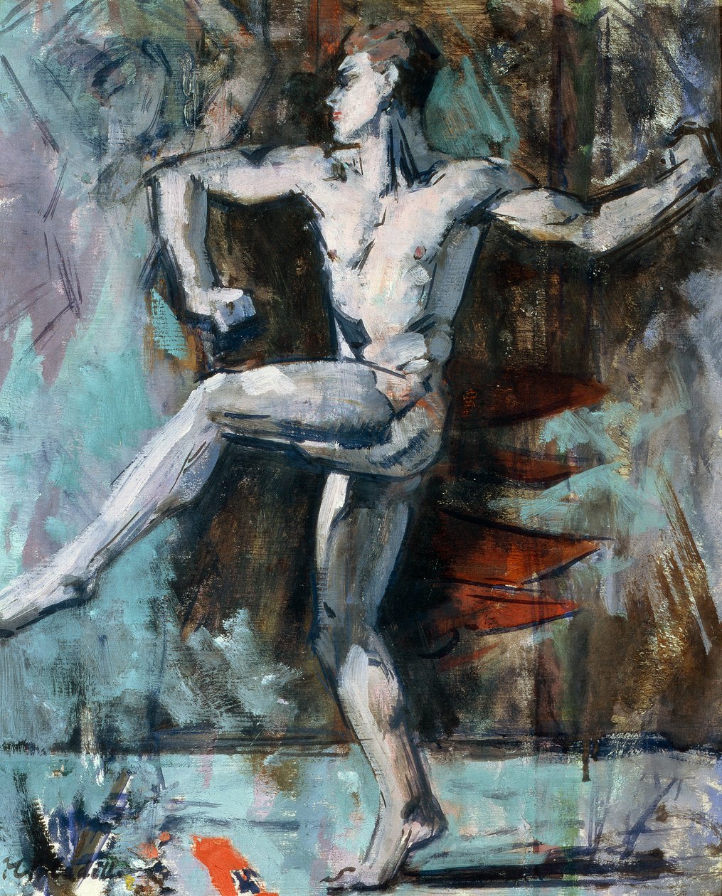A táncos (olaj, rétegelt lemez) alkotó: Francis Campbell Boileau Cadell
