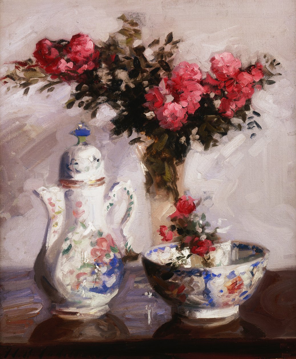 A Famille Rose kávéskanna alkotó: Francis Campbell Boileau Cadell