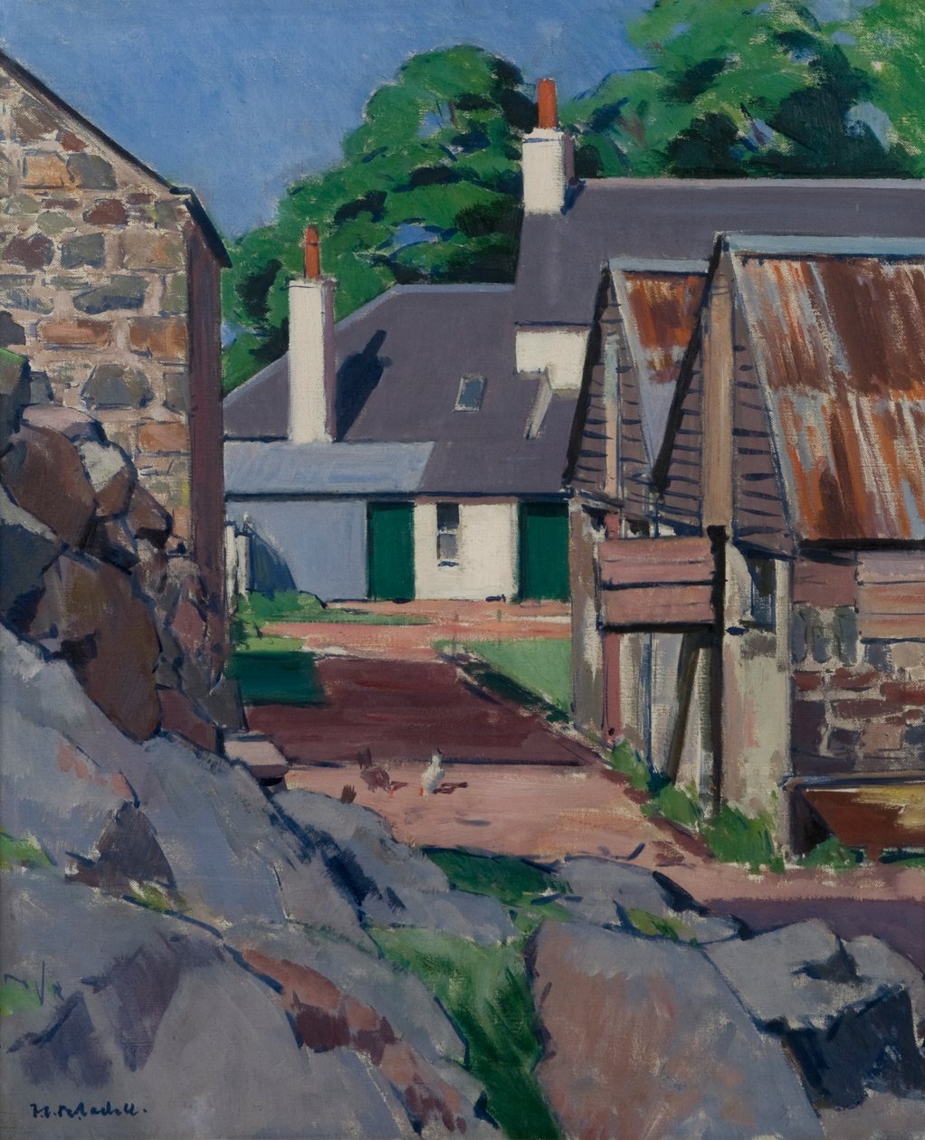 A Farm, Mull-sziget alkotó: Francis Campbell Boileau Cadell
