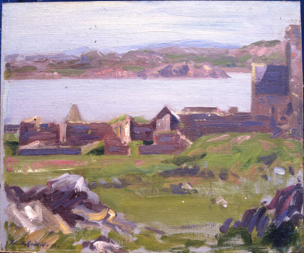 Iona apátság romjai (olaj, vászon) alkotó: Francis Campbell Boileau Cadell