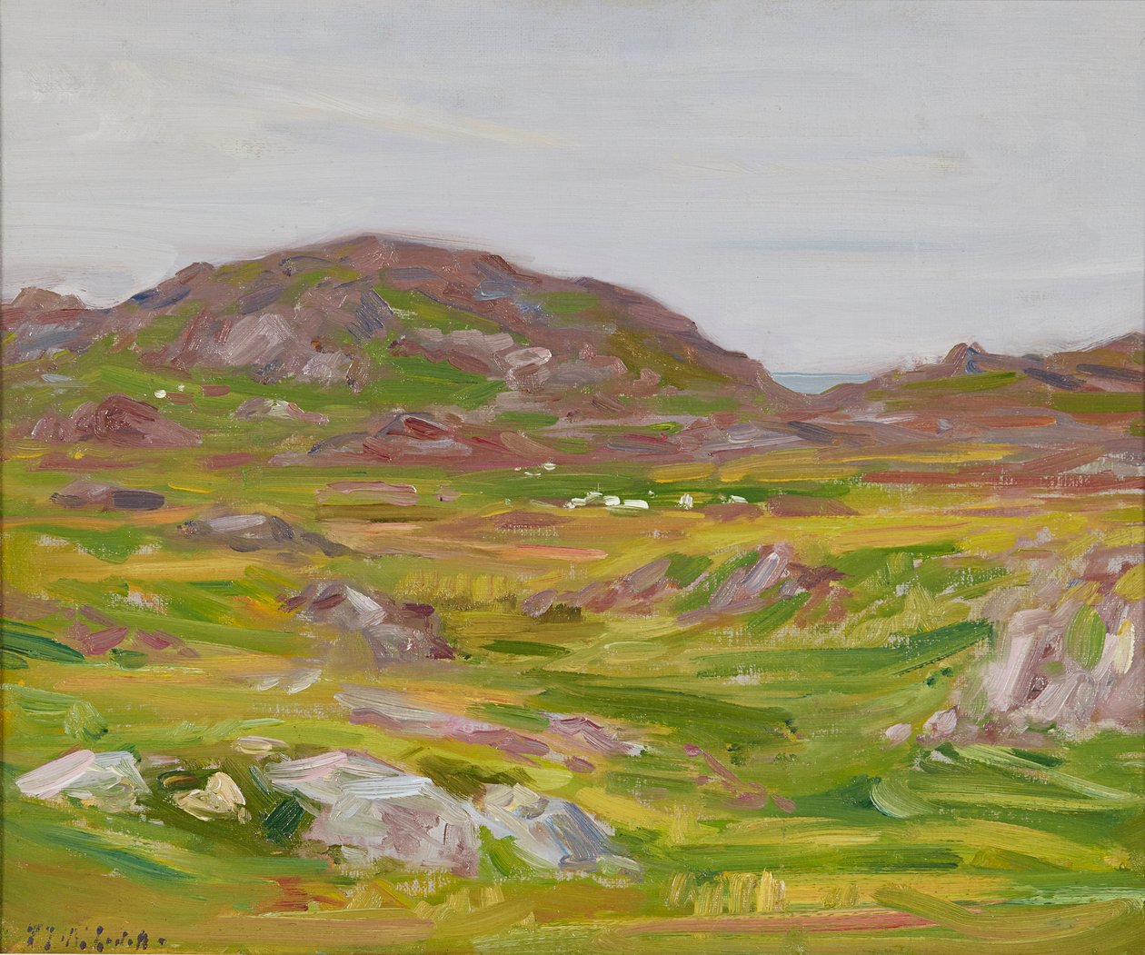 Iona-felvidék (olaj a fedélzeten) alkotó: Francis Campbell Boileau Cadell