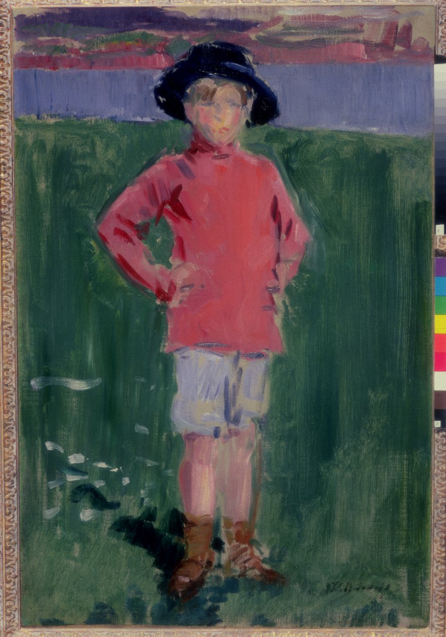 Fiatal fiú a parton, Iona alkotó: Francis Campbell Boileau Cadell