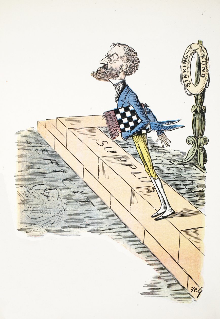 F nagybetű, illusztráció a The Struwwelpeter Alphabetből, Harold Begbie (1871–1929) verse alkotó: Francis Carruthers Gould