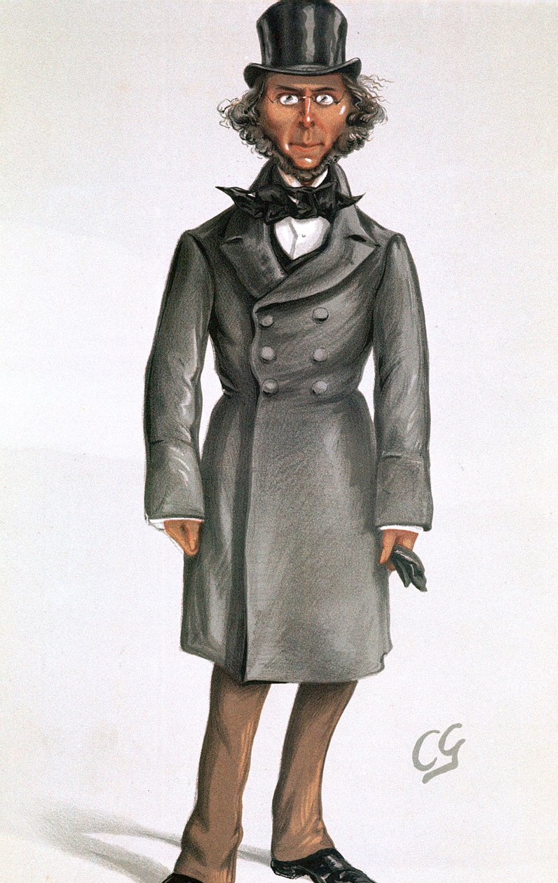 Herbert Spencer angol filozófus és szociológus, 1879 alkotó: Francis Carruthers Gould