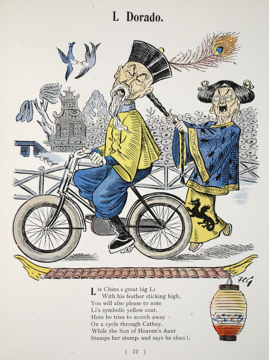L Dorado, illusztráció a The Struwwelpeter Alphabetből, Harold Begbie (1871–1929) verse alkotó: Francis Carruthers Gould