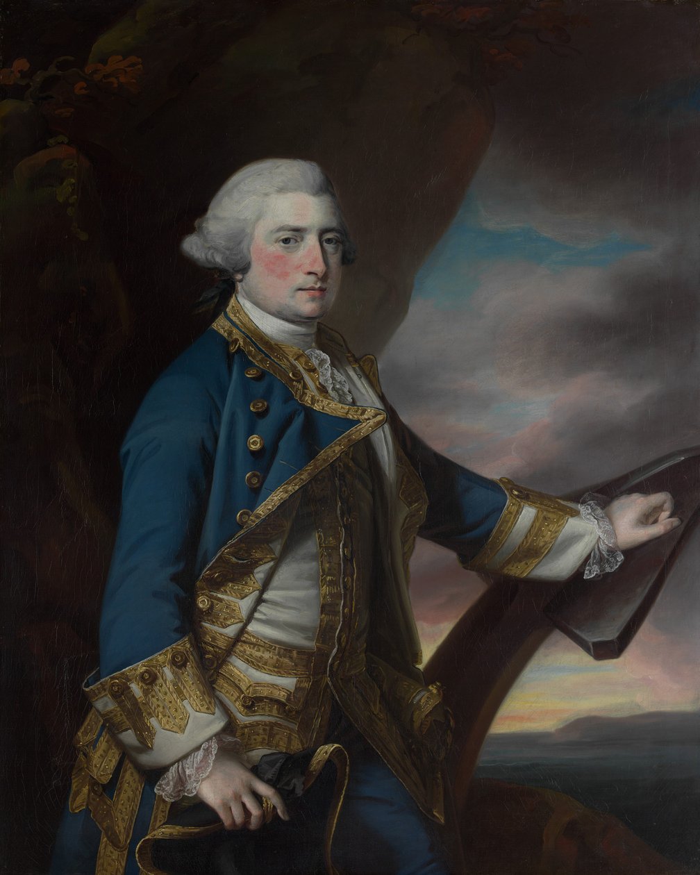 Harry Paulet admirális 171920-1794, Bolton hatodik hercege. alkotó: Francis Cotes
