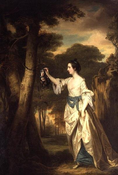 Mary Colby mint Emma (olaj, vászon) alkotó: Francis Cotes