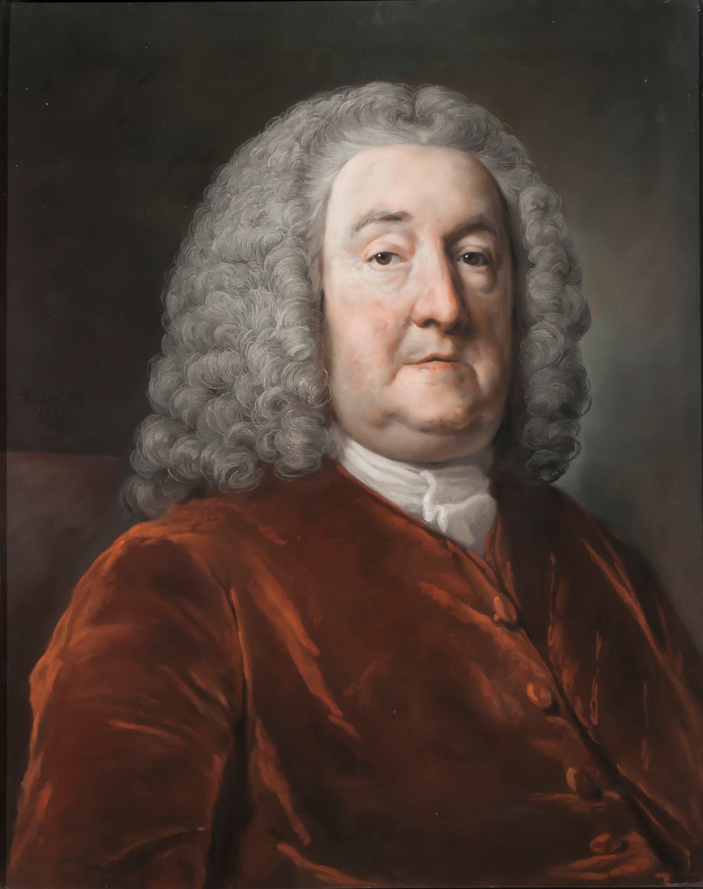 Sir Edward Hulse, 1. báró portréja, 1757 (pasztell, papíron) alkotó: Francis Cotes