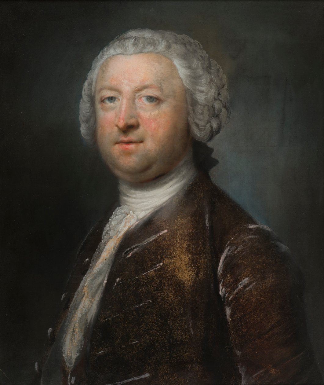 Sir Orlando Bridgeman 4th Bt portréja, 1750-65 körül (pasztell, papír) alkotó: Francis Cotes