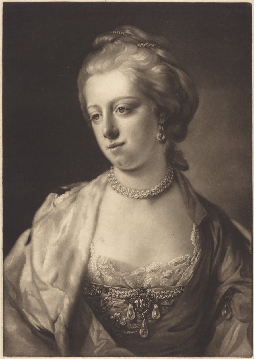 Karolina Matilda hercegnő, Dánia királynője alkotó: Francis Cotes