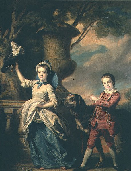 Sir Edward és Dame Ann Astley gyermekei, 1767 alkotó: Francis Cotes