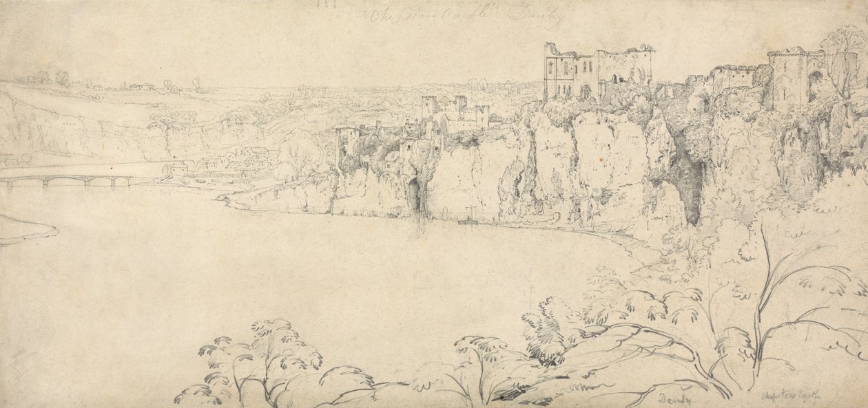 Chepstow kastély a Wye-n alkotó: Francis Danby