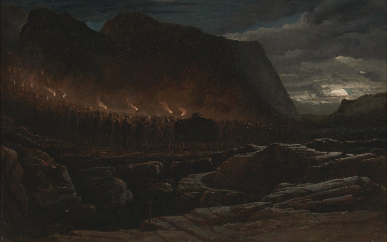Gyászmenet alkotó: Francis Danby