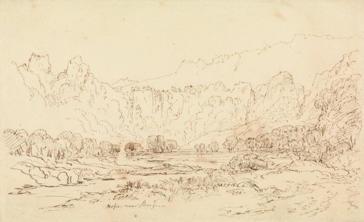 Remény Bergen közelében alkotó: Francis Danby