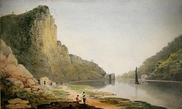 Az Avon-szurdok (akvarell papíron) alkotó: Francis Danby