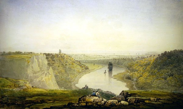 Az Avon-szurdok (akvarell papíron) alkotó: Francis Danby