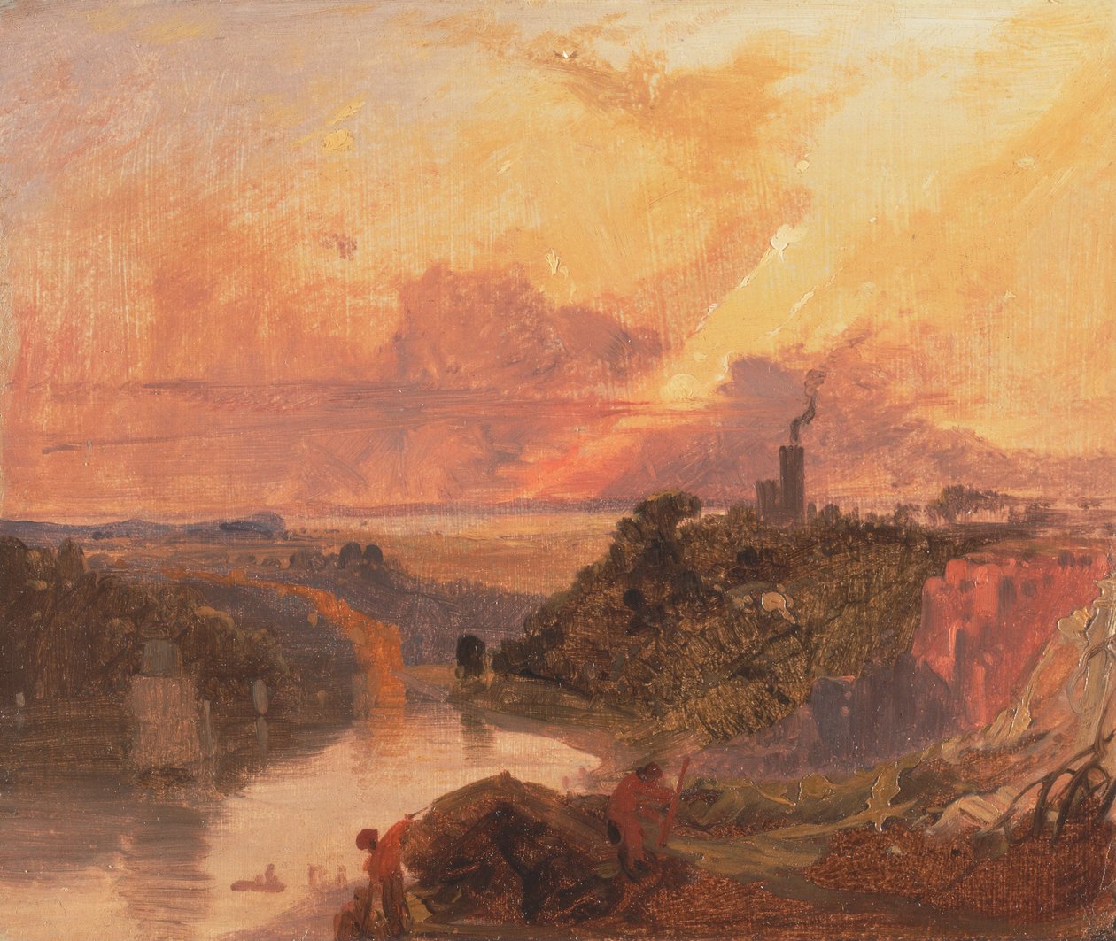 Az Avon-szurdok naplementében alkotó: Francis Danby