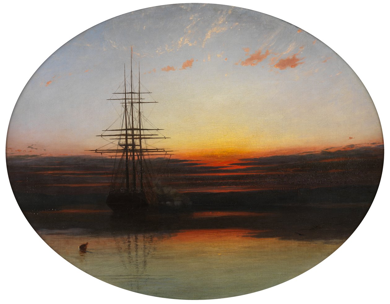 The Evening Gun alkotó: Francis Danby