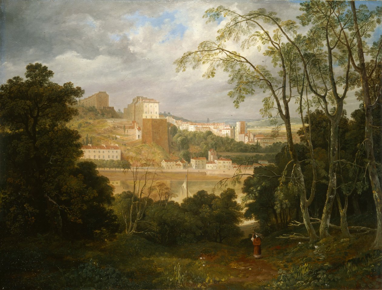 Clifton képe Leigh Woodsból, 1818-20 körül (olaj, panel) alkotó: Francis Danby