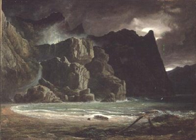 Kilátás a tóra Norvégiában alkotó: Francis Danby