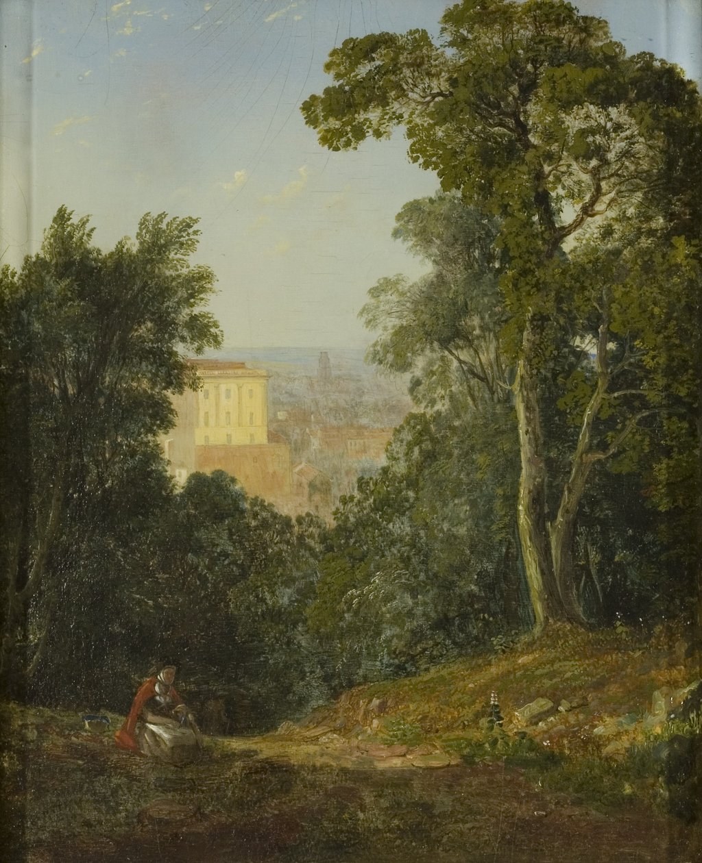 Kilátás Bristolra Leigh Woodsból, 1822 körül (olaj, panel) alkotó: Francis Danby