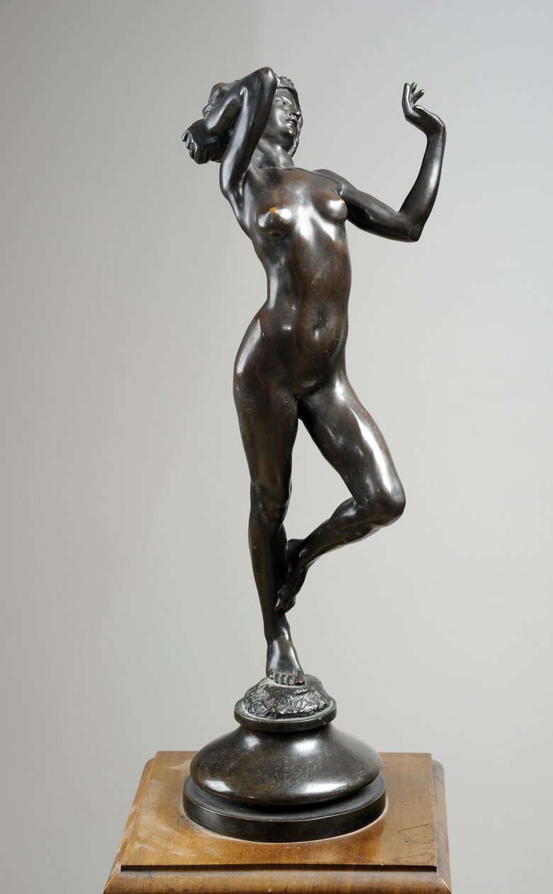 Bachchante, K. 1908 (bronz) alkotó: Francis Derwent Wood