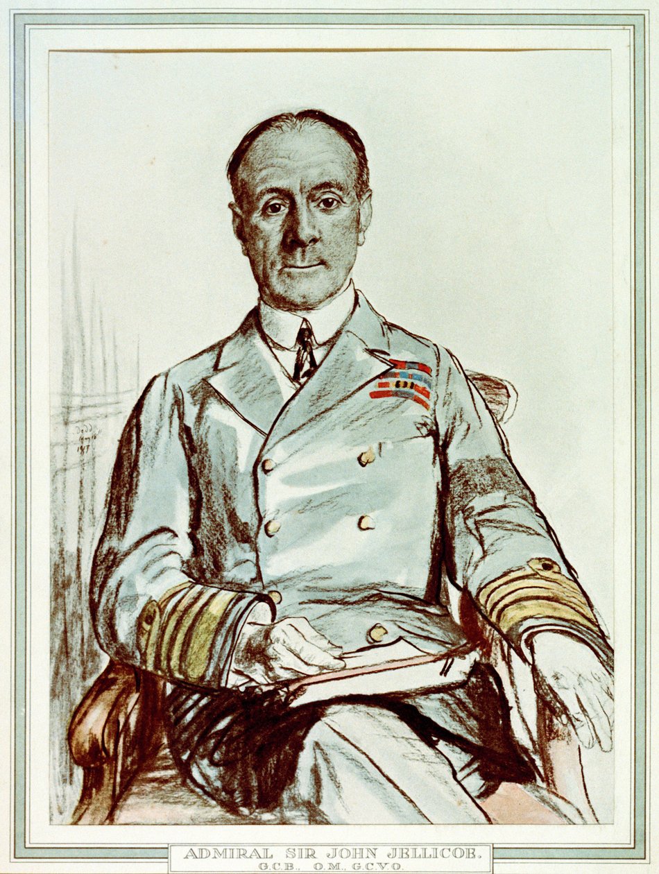 Sir John Jellicoe admirális, G.C.B., O.M., G.C.V.O. (1859-1935) alkotó: Francis Dodd