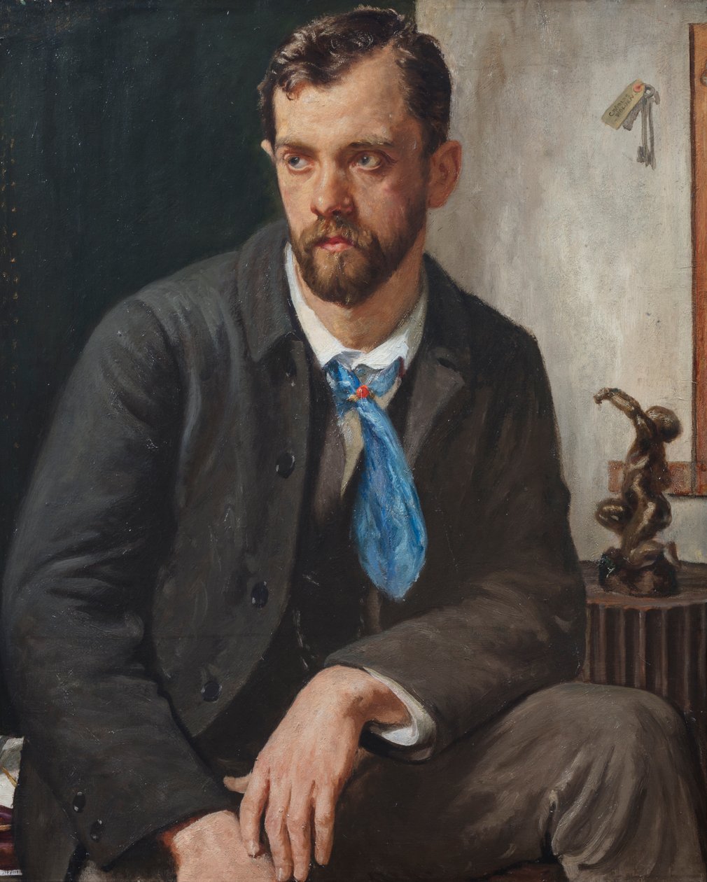 Charles Holden portréja (olaj, vászon) alkotó: Francis Dodd
