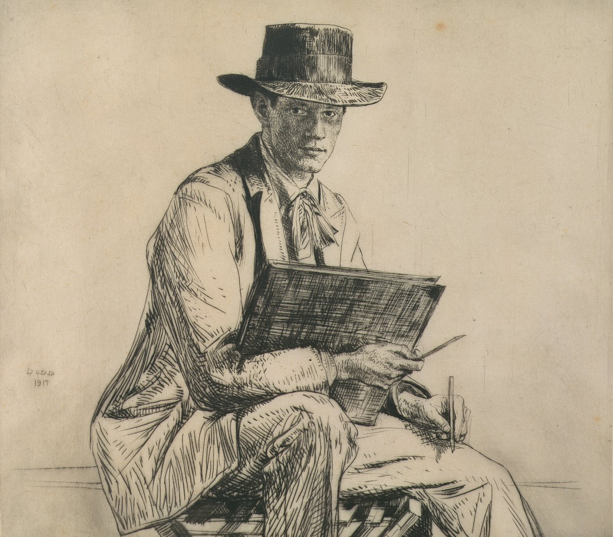 Henry Rushbury (1889-1968) portréja 1914 (rézkarc) alkotó: Francis Dodd
