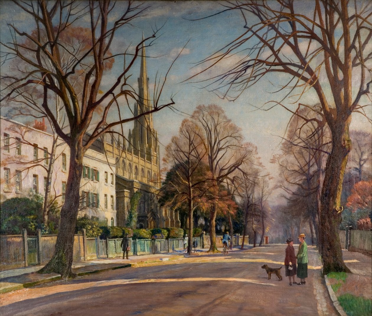 Tavasz a külvárosban alkotó: Francis Dodd