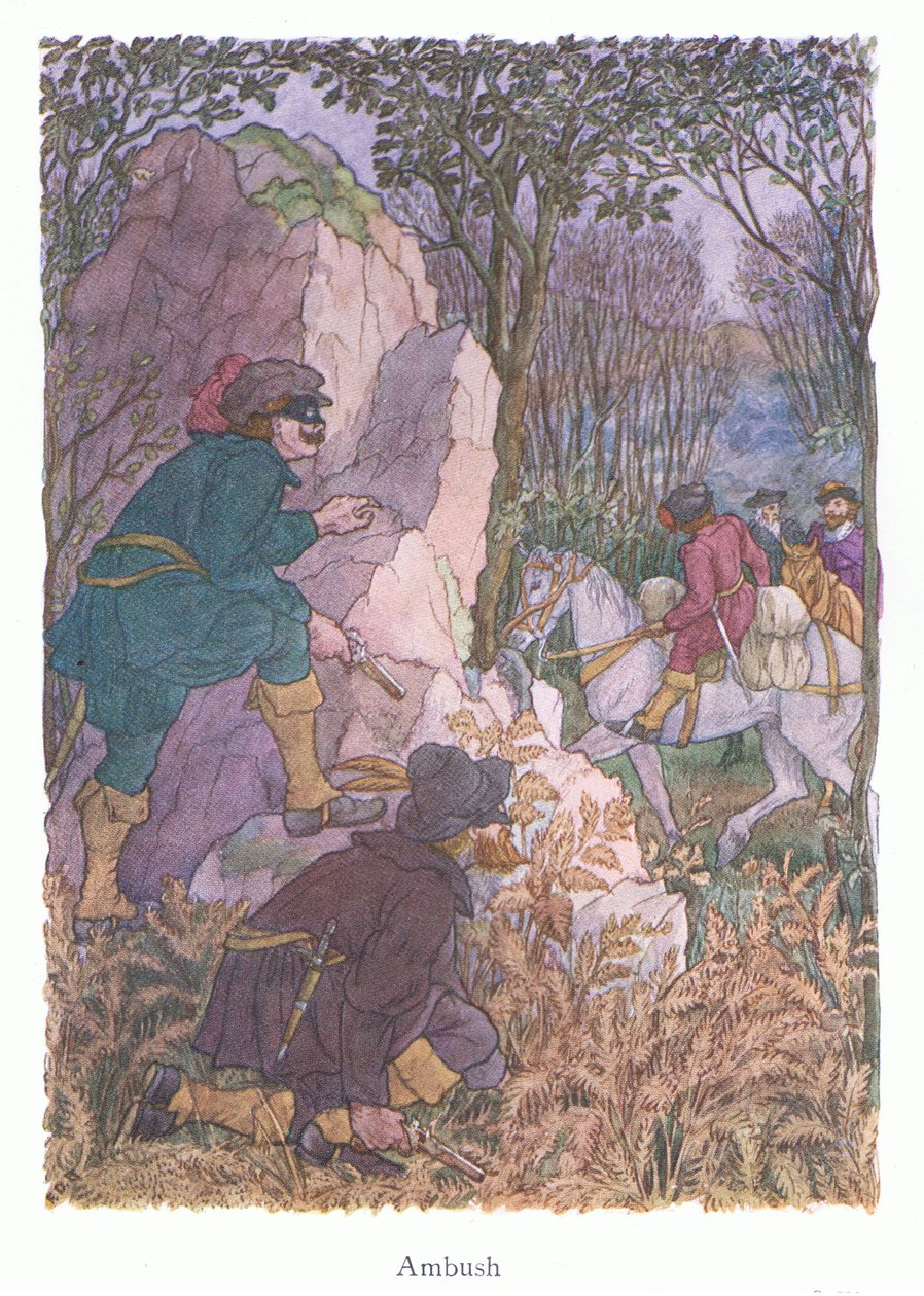 Ambush (színes litográfia) alkotó: Francis Donkin Bedford
