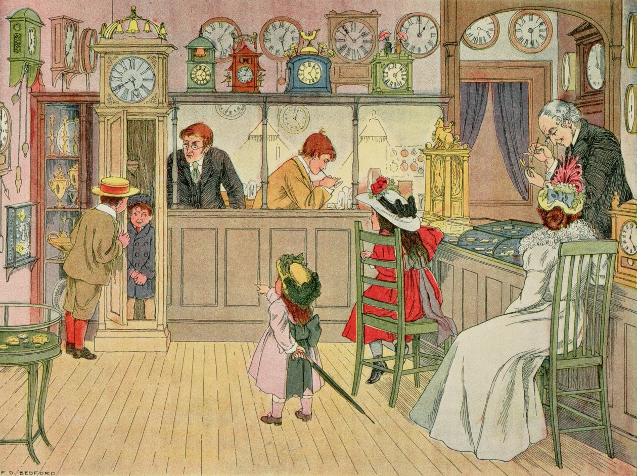 Az ékszerüzlet, a "The Book of Shops"-ból alkotó: Francis Donkin Bedford