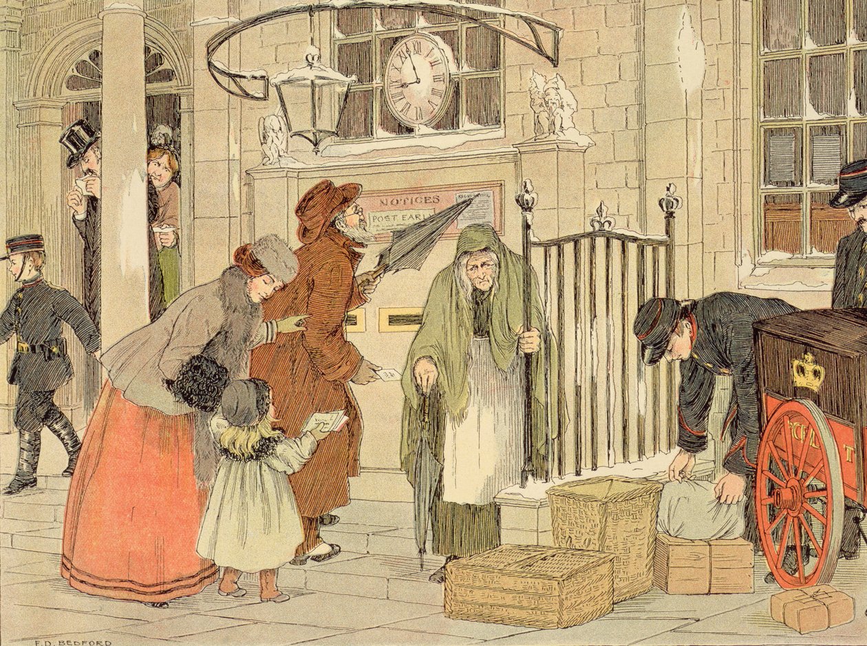 A postahivatal, a "The Book of Shops"-ból alkotó: Francis Donkin Bedford