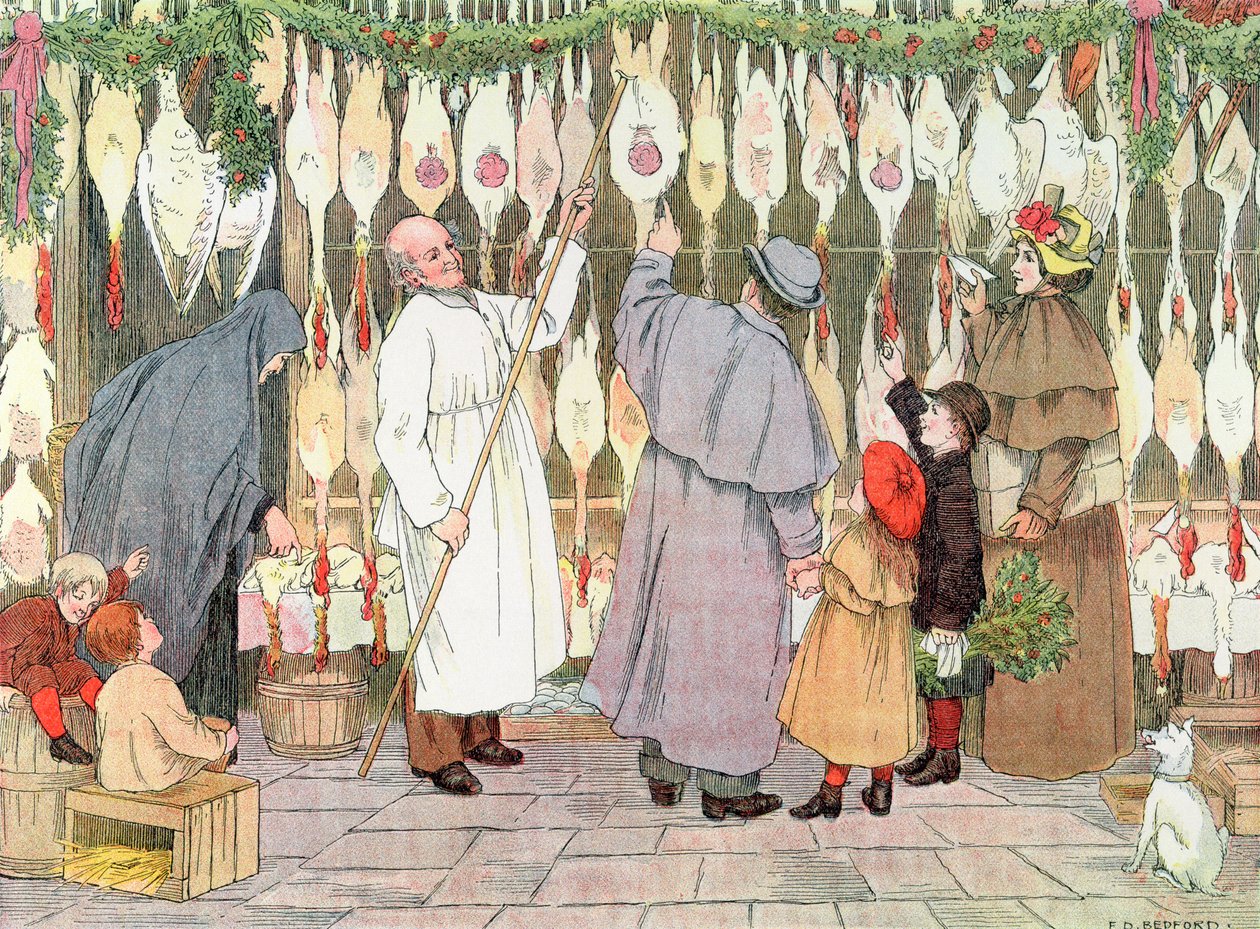 A Poulterer, a "The Book of Shops"-ból alkotó: Francis Donkin Bedford