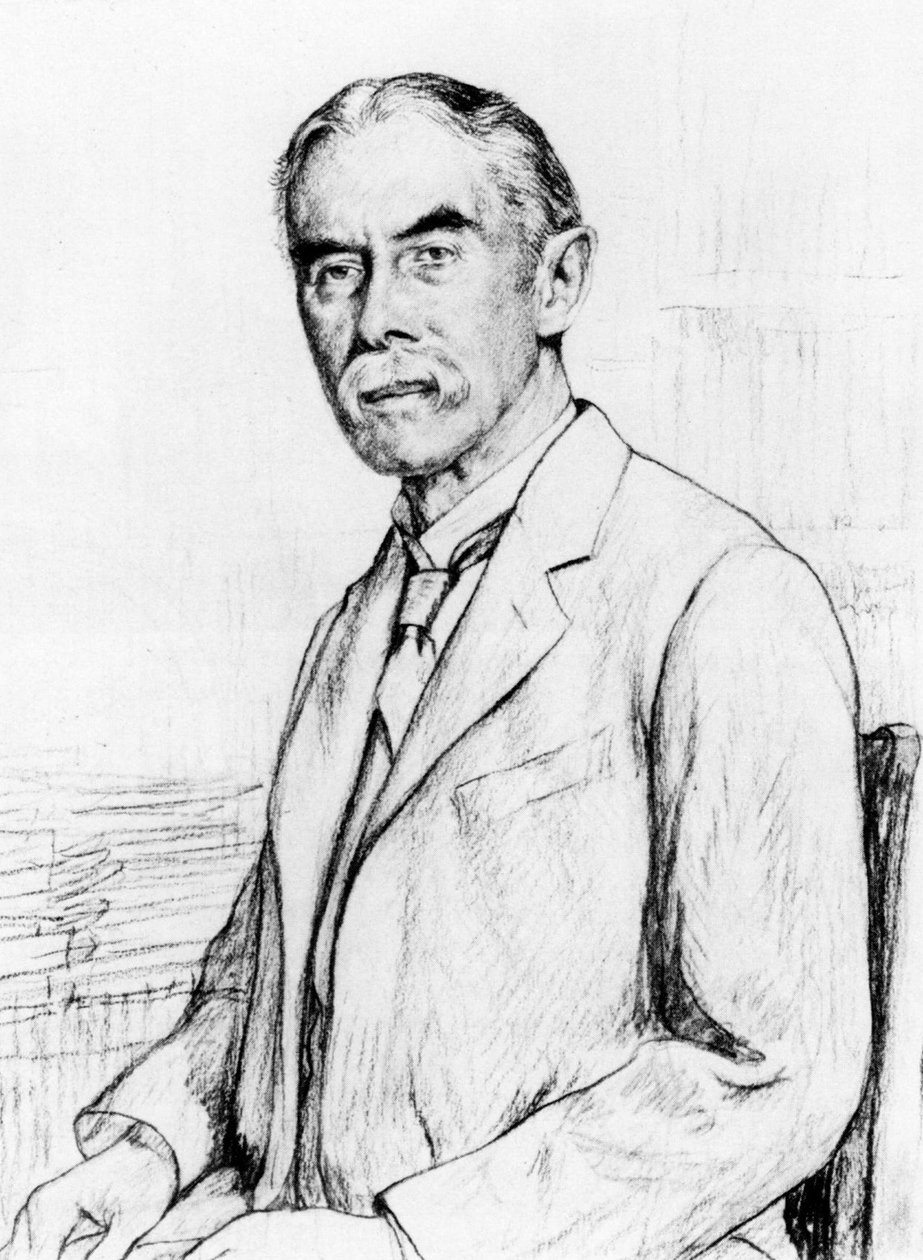 Alfred Edward Housman portréja 1859-1936 alkotó: Francis Edgar Dodd
