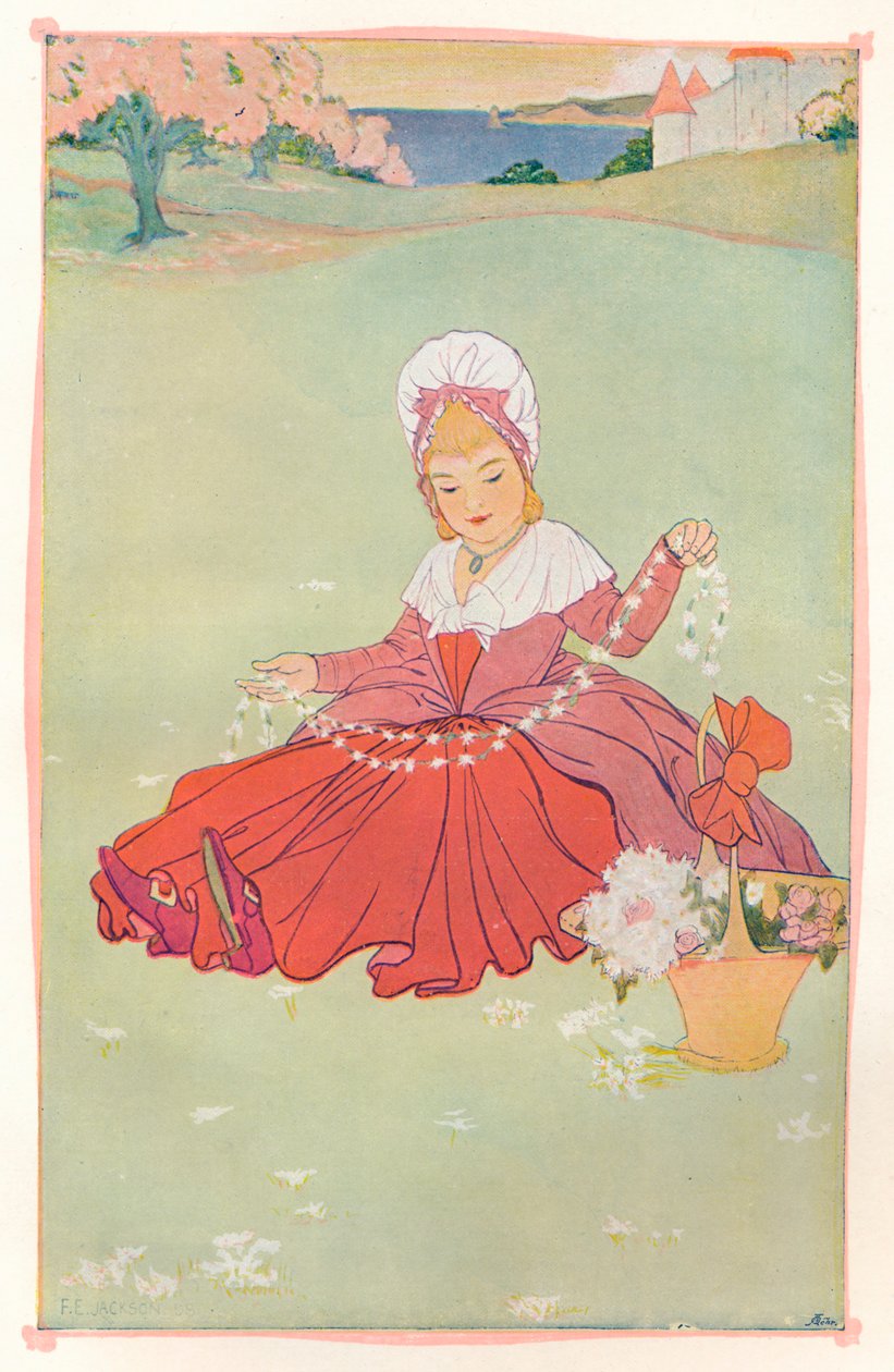 "The Daisy Chain", 1898 alkotó: Francis Ernest Jackson