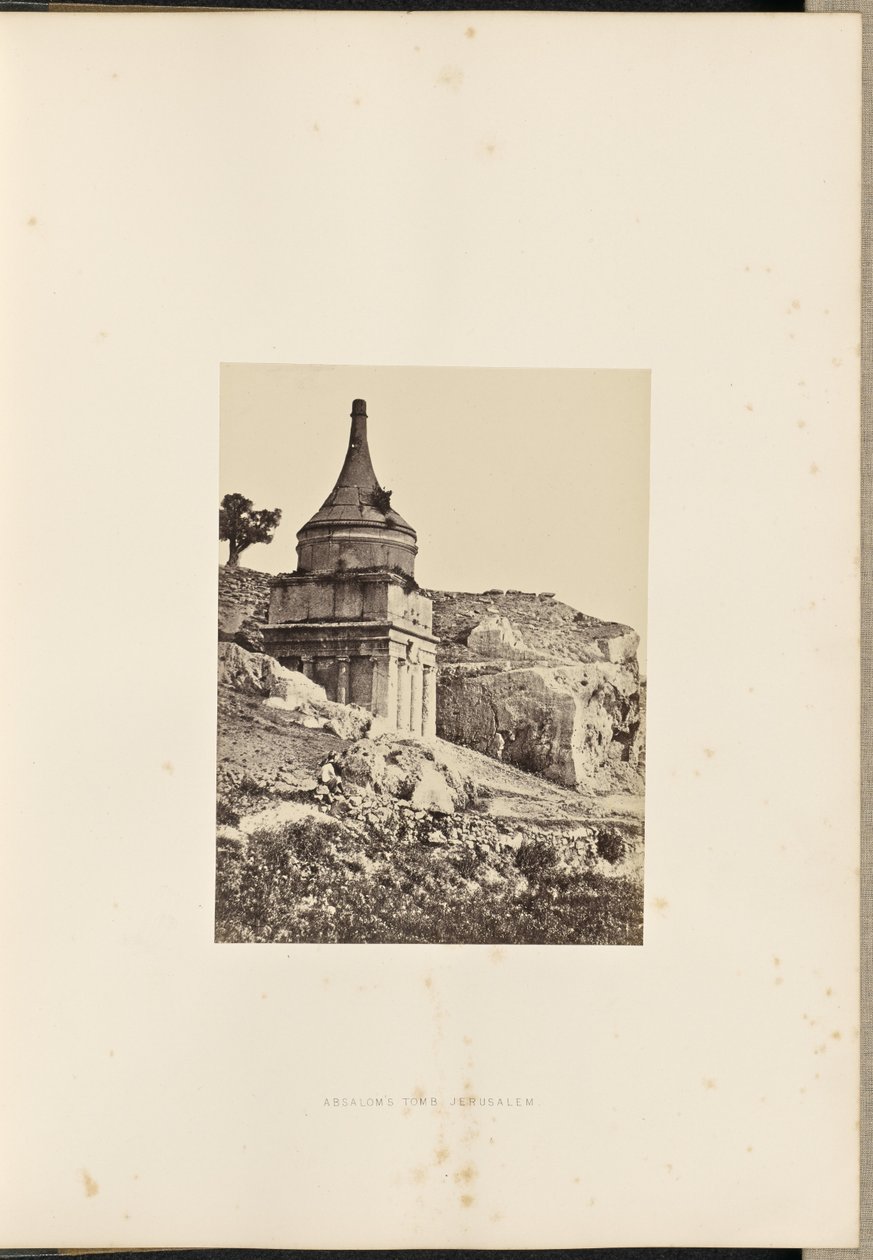 Absalom sírja, Jeruzsálem alkotó: Francis Frith