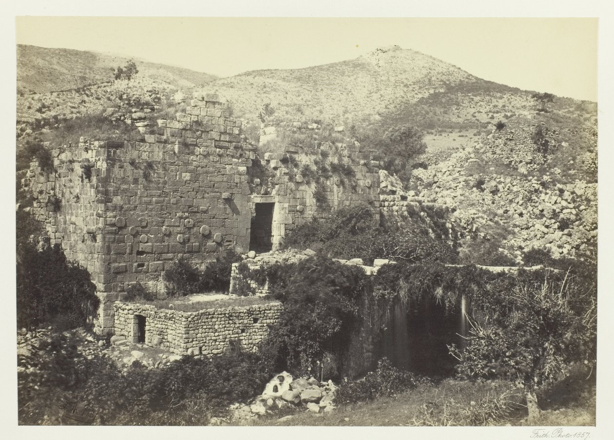 Banias, Az ókori Caesaria, Phillippi alkotó: Francis Frith