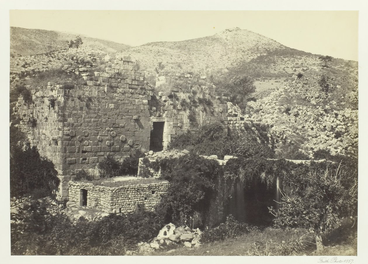 Banias, Az ősi császár, Phillippi, alkotó: Francis Frith
