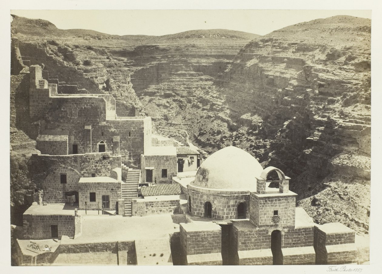 Mar-Saba kolostor, Jeruzsálem közelében alkotó: Francis Frith