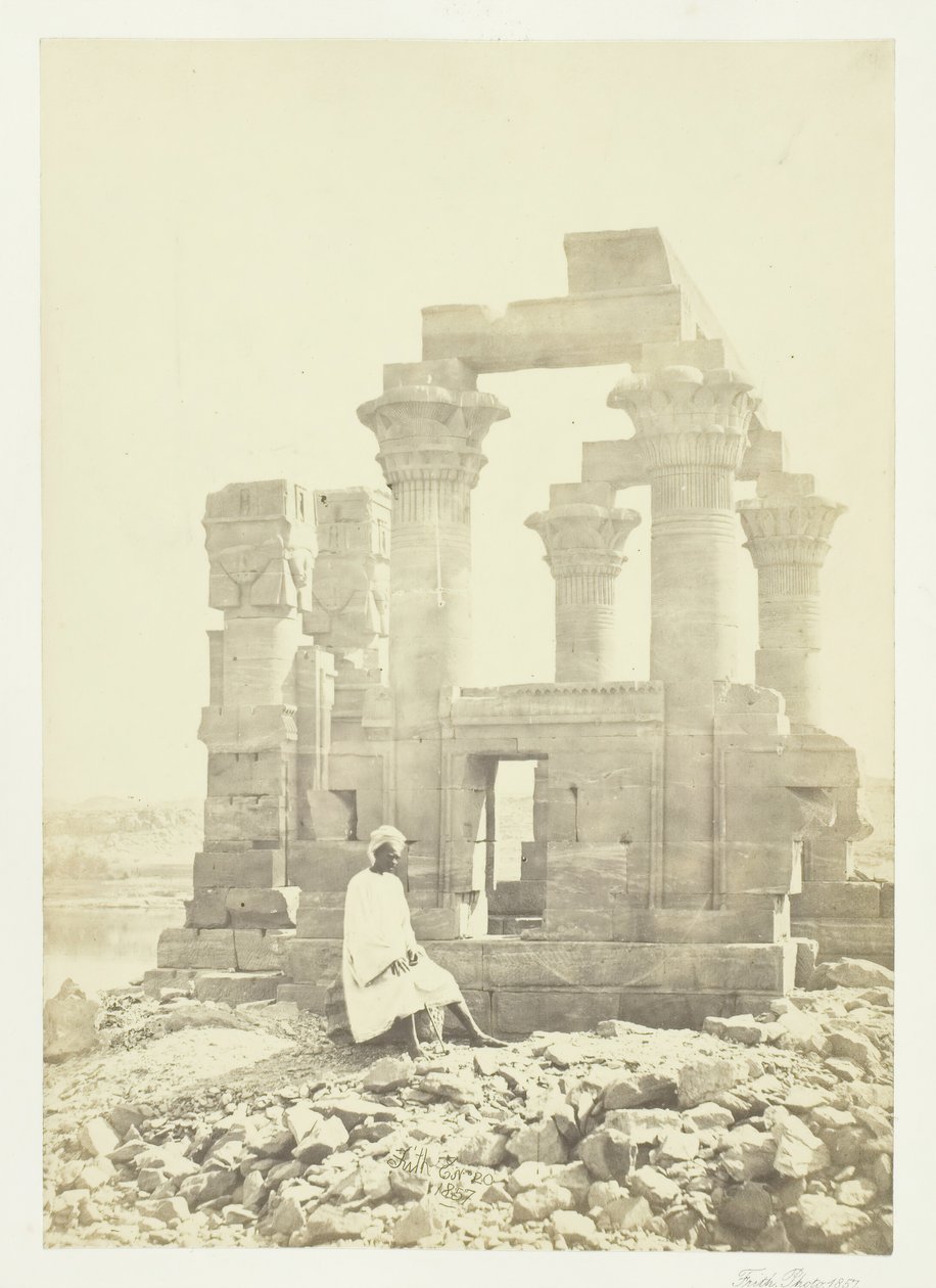 Kora reggel Wady Kardassynál, Núbia, 1857. alkotó: Francis Frith