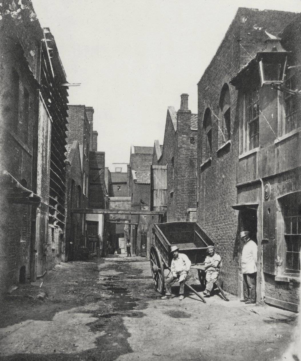 Lower Fore Street, Lambeth, 1860 körül alkotó: Francis Frith